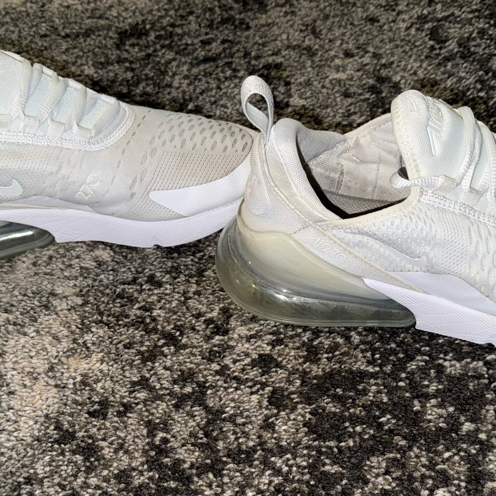 Nike White Sneakers Air Max 270 Mesh Upper
